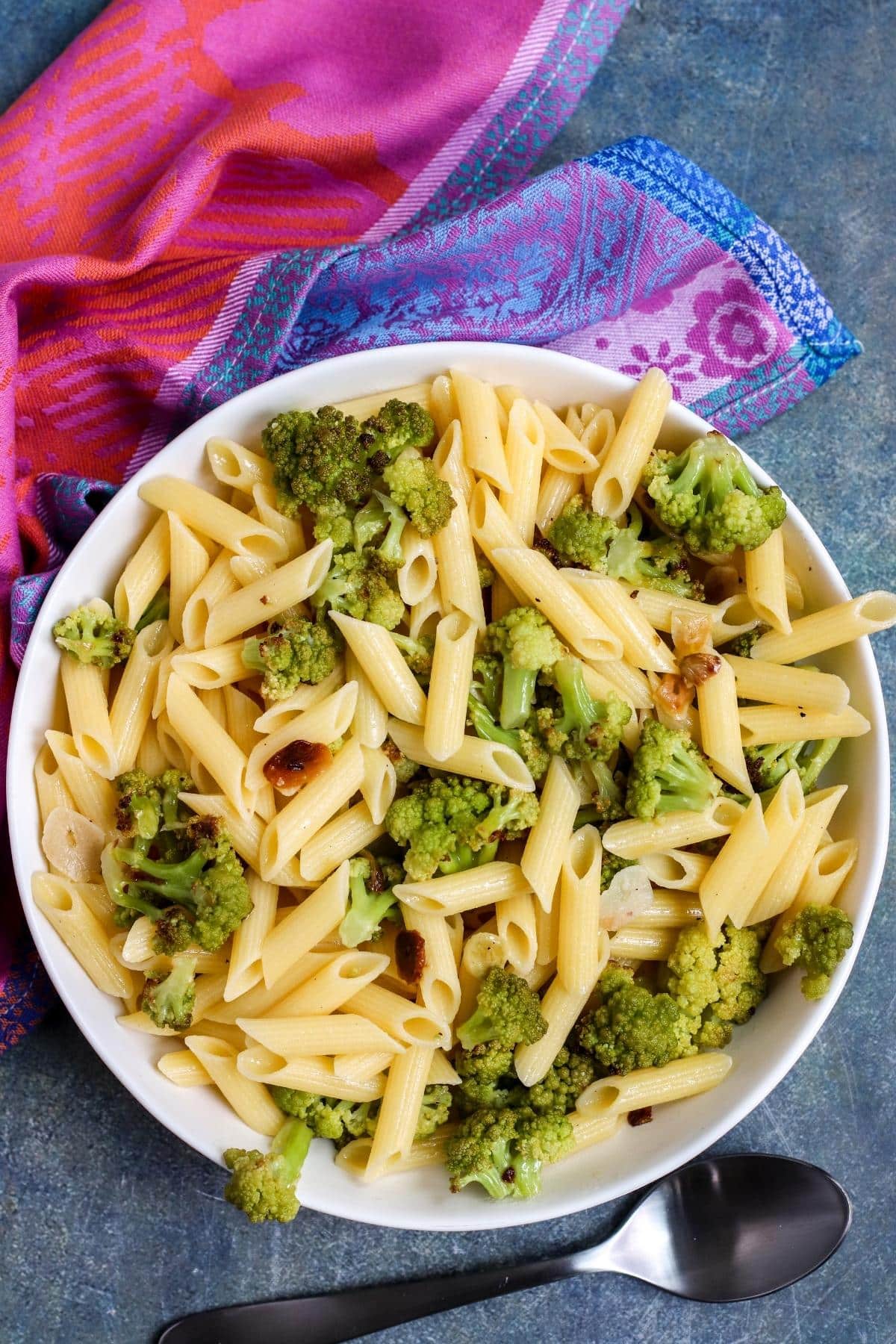 Vegan Roasted Romanesco Pasta